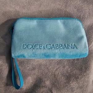Dolce & Gabbana - Blue Eyewear Wristlet Zipper Pouch